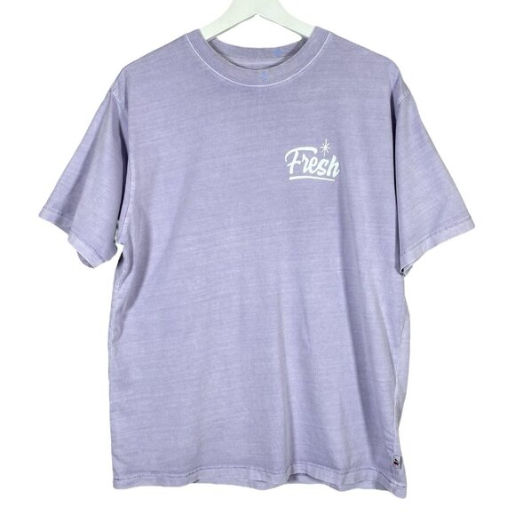 Levis Fresh Vintage Relaxed Fit Graphic T-Shirt Single Stitch Tee Lavender Small - Picture 1 of 15
